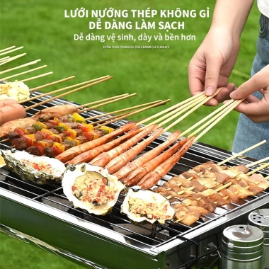 Bếp nướng THAN HOA KEEP – BBQ ngoài trời gấp gọn, lý tưởng du lịch dã ngoại, chỉ 639.000₫