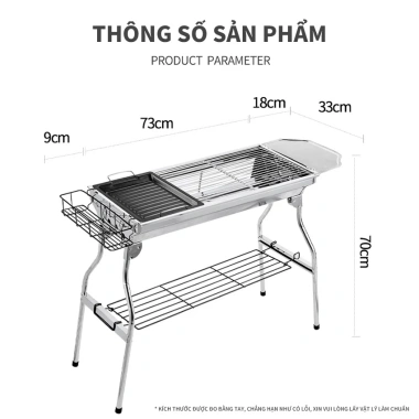 Bếp nướng THAN HOA KEEP – BBQ ngoài trời gấp gọn, lý tưởng du lịch dã ngoại, chỉ 639.000₫