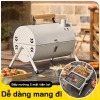 Bếp Nướng Than Ngoại Trời Thép Không Gỉ, Kèm Vỉ Inox, Khay Than, Nướng Thịt Không Khói - 279.999đ