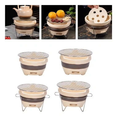 Bếp Than Nhỏ LOVIVER Cắm Trại Nướng BBQ Di Động Nhật Bản – Dã Ngoại, Đường Dài, Sân 2