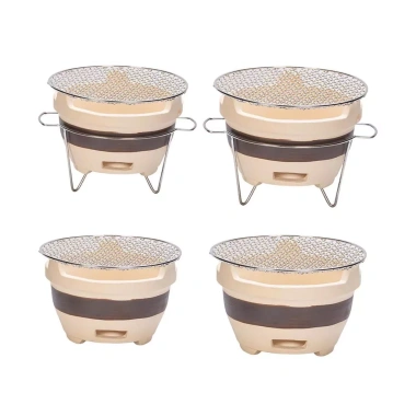 Bếp Than Nhỏ LOVIVER Cắm Trại Nướng BBQ Di Động Nhật Bản – Dã Ngoại, Đường Dài, Sân 5