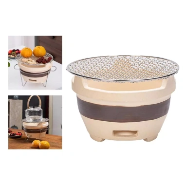 Bếp Than Nhỏ LOVIVER Cắm Trại Nướng BBQ Di Động Nhật Bản – Dã Ngoại, Đường Dài, Sân 9