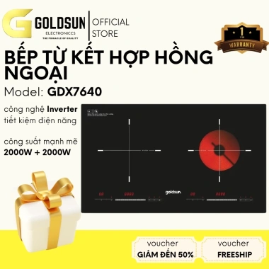 Bếp Từ Đôi Goldsun GDI7.402 Inverter - Tiết Kiệm Điện, An Toàn, Chính Hãng, Giá 2,405,000₫ 10