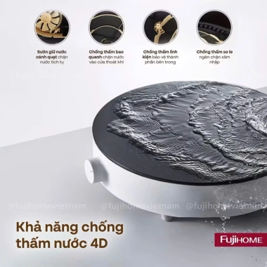 Bếp từ đơn Fujihome IC-H02 2.200W, 6 mức nhiệt, nút xoay, LED thông minh, Giá 860.000đ 3