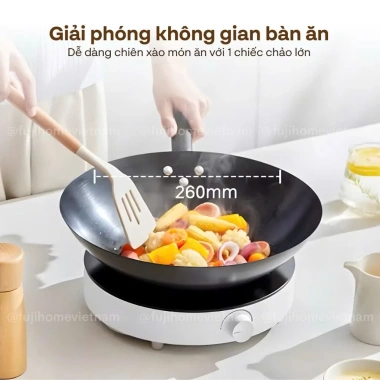 Bếp từ đơn Fujihome IC-H02 2.200W, 6 mức nhiệt, nút xoay, LED thông minh, Giá 860.000đ 4