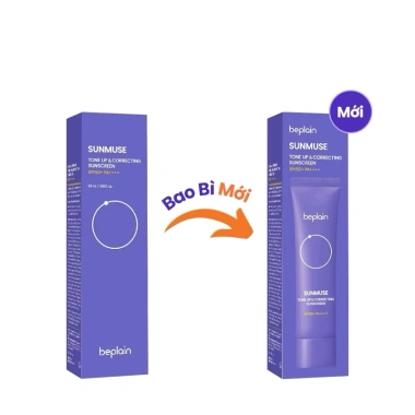 Beplain Sunmuse 50ml - Kem Chống Nắng Nâng Tone, Hiệu Chỉnh Da, Giá 309.000 VND 9