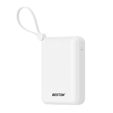 Beston Sạc Dự Phòng 20.000mAh - Sạc Nhanh, Cáp Type‑C và Lightning, Dung Lượng Lớn