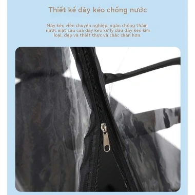 BESUPER Xe đẩy phụ kiện che mưa áo mưa chống nước vỏ mưa trong suốt 149.688 VND 4