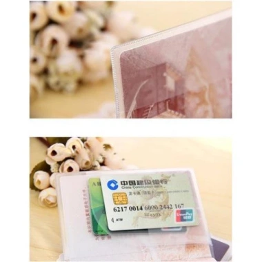 Bìa vỏ bọc bảo vệ hộ chiếu PVC trong suốt Clovershop68 - Siêu bền, giá 10.500 VND