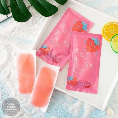 Bịch 10 Gói Dán Gel Lạnh 12x5cm - Làm Mát Cơ Thể, Chống Say Nắng, Hạ Nhiệt Nhanh 4
