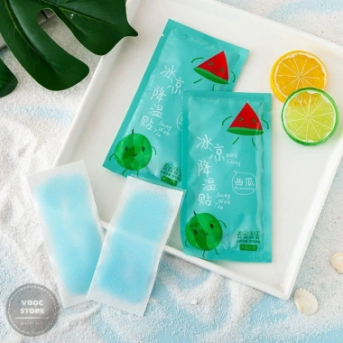 Bịch 10 Gói Dán Gel Lạnh 12x5cm - Làm Mát Cơ Thể, Chống Say Nắng, Hạ Nhiệt Nhanh 5