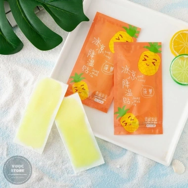 Bịch 10 Gói Dán Gel Lạnh 12x5cm - Làm Mát Cơ Thể, Chống Say Nắng, Hạ Nhiệt Nhanh 6