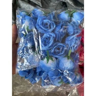 Bịch 50 bông hoa giả hồng tường vi 3cm - Trang trí lụa, giá chỉ 28.000₫ 4