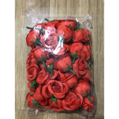 Bịch 50 bông hoa giả hồng tường vi 3cm - Trang trí lụa, giá chỉ 28.000₫ 7