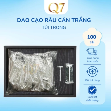 Bịch 50/100 Dao Cạo Râu 1 Lần Khách Sạn, Homestay, Spa – Giá ưu đãi 89.000đ 3
