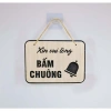 Biển bảng gỗ decor Xin Vui Lòng Gõ Cửa - Trang Trí Nội Thất Giá Rẻ 15.555đ 4