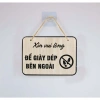 Biển bảng gỗ decor Xin Vui Lòng Gõ Cửa - Trang Trí Nội Thất Giá Rẻ 15.555đ 5