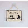 Biển bảng gỗ decor Xin Vui Lòng Gõ Cửa - Trang Trí Nội Thất Giá Rẻ 15.555đ 6