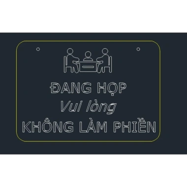 Biển bảng gỗ decor Xin Vui Lòng Gõ Cửa - Trang Trí Nội Thất Giá Rẻ 15.555đ