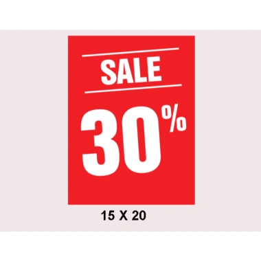 Biển Giảm Giá Sale Off 20-30-50-80% - In Decal Theo Yêu Cầu BEDU, Giá 15.000đ 8