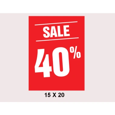 Biển Giảm Giá Sale Off 20-30-50-80% - In Decal Theo Yêu Cầu BEDU, Giá 15.000đ 9