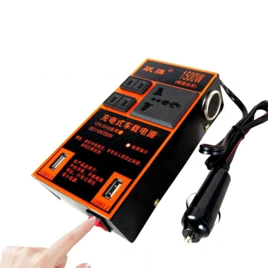 Biến tần ô tô 2.000W 12V/24V sang 220V Đa năng, sạc nhanh, ổ cắm tiện lợi 8