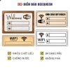 Biển Wifi Free BQ - Pass Wifi trang trí quán cafe, nhà hàng, giá 15.000 VND