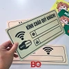 Biển Wifi Free BQ - Pass Wifi trang trí quán cafe, nhà hàng, giá 15.000 VND 4