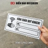 Biển Wifi Free BQ - Pass Wifi trang trí quán cafe, nhà hàng, giá 15.000 VND 5