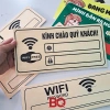 Biển Wifi Free BQ - Pass Wifi trang trí quán cafe, nhà hàng, giá 15.000 VND 6