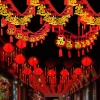 Biểu Ngữ Tết Nguyên Đán Fu Phước Lành Dây Đèn Lồng Vòng Hoa Bunting Giá 24.302₫