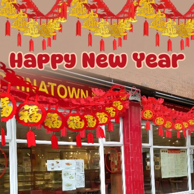 Biểu Ngữ Tết Nguyên Đán Fu Phước Lành Dây Đèn Lồng Vòng Hoa Bunting Giá 24.302₫