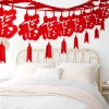 Biểu Ngữ Tết Nguyên Đán Fu Phước Lành Dây Đèn Lồng Vòng Hoa Bunting Giá 24.302₫ 7