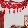 Biểu Ngữ Tết Nguyên Đán Fu Phước Lành Dây Đèn Lồng Vòng Hoa Bunting Giá 24.302₫ 9