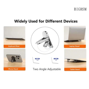 BIGHSM Giá Đỡ Laptop Di Động Gập Lại Nvisible Riser cho Notebook – Đứng Làm Mát, Giá 30.600₫