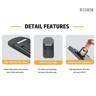 BIGHSM Giá Đỡ Laptop Di Động Gập Lại Nvisible Riser cho Notebook – Đứng Làm Mát, Giá 30.600₫