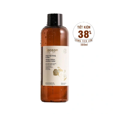 BIGSIZE Nước tẩy trang bí đao Cocoon 500ml/140ml - Dành cho da dầu, mụn, giảm 185k