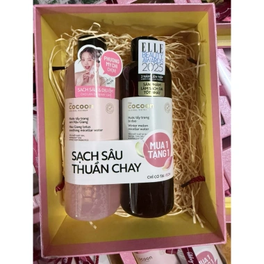BIGSIZE Nước tẩy trang bí đao Cocoon 500ml/140ml - Dành cho da dầu, mụn, giảm 185k