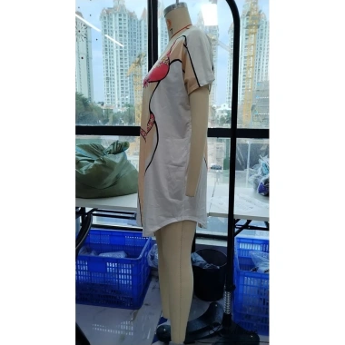 Bikini 3D Cổ Tròn Tay Ngắn Nữ Mùa Hè Fit Một Mảnh S/M/L/XL/XXL Thư Giãn