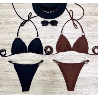 Bikini áo tắm 2 mảnh Bassi khoen đính dây, tăng độ dễ chỉnh, full màu – 132.000₫ 2