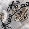 Bikini bé gái dây nơ màu đen kèm khăn - Giá giảm 109.000đ, siêu dễ thương 5