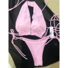 Bikini Đồ Bơi Áo Tắm 2 Mảnh Hồng Phấn Quần Rút Dây Lọt Khe - Giá Chỉ 49.000₫ 3