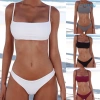 Bikini Hai Mảnh Đệm Nâng Ngực Màu Trơn Nữ - Giá Ưu Đãi 101,474 VND