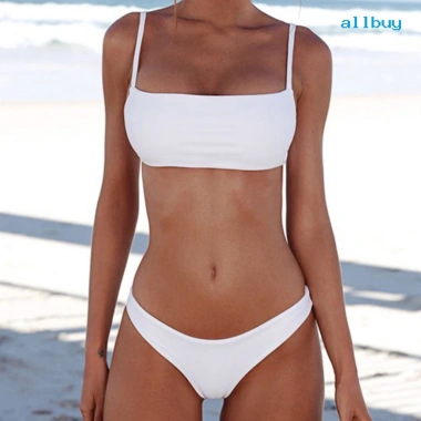 Bikini Hai Mảnh Đệm Nâng Ngực Màu Trơn Nữ - Giá Ưu Đãi 101,474 VND