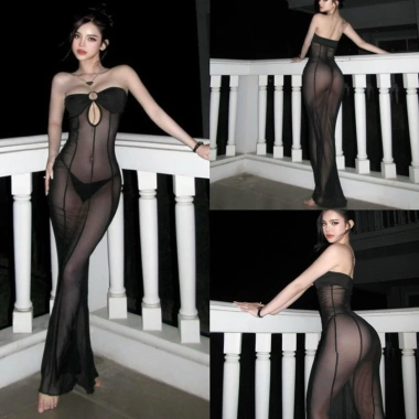 Bikini váy lưới đuôi cá khoen tròn hàng loại 1, co giãn thoải mái, giá 89.000đ