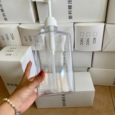 Bình bơm nhựa 1.6L vòi định lượng 10ml - Đựng siro, đường, dung dịch lỏng tiện lợi, 39.942₫