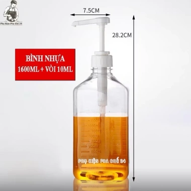 Bình bơm nhựa có vòi định lượng 10ml - Đựng dung dịch lỏng, siro, đường, giá chỉ 30.000₫ 6