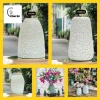Bình cắm hoa men Atlantic trắng - Đẹp sang Bát Tràng, Hàng Loại 1 cao cấp, giá 59.000₫
