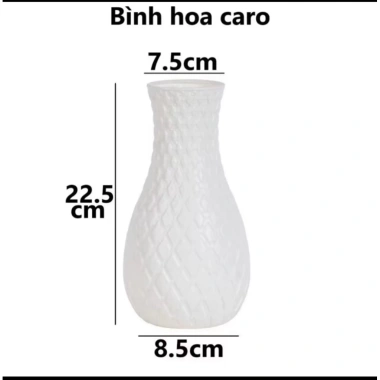 Bình cắm hoa nhựa VIỆT NHẬT giả gốm cứng - Trang trí bàn thờ, phòng khách, chỉ 19.900đ