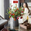 Bình chuông gốm Ghome phủ men nâu đen bóng, cao cấp, dùng làm bình cắm hoa tết trang trí, giá chỉ 707.800 VND 5